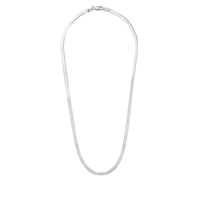 Srebrny męski naszyjnik Żmijka Basic Elements