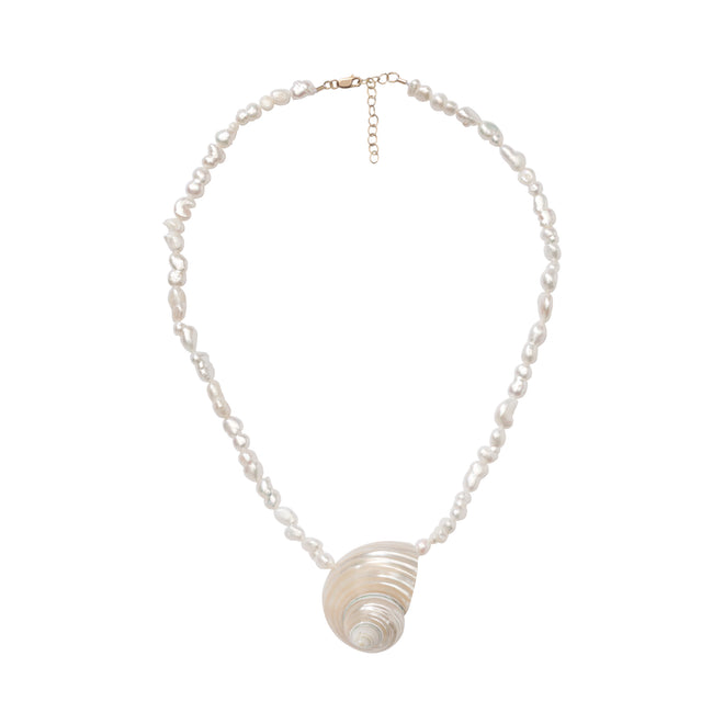Gold Ronja Shell & Pearl Necklace