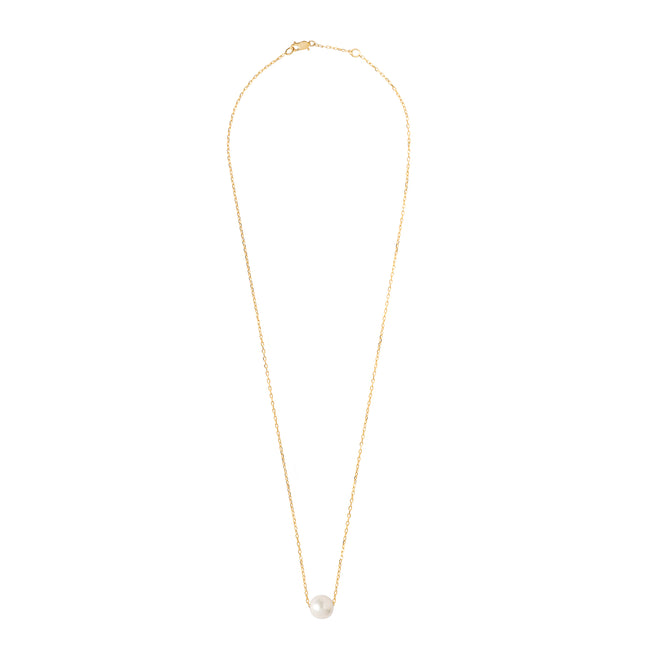 Złoty choker z perłą