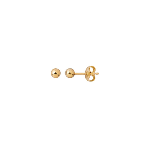 Small Gold Ball Stud Earrings – Basic Elements
